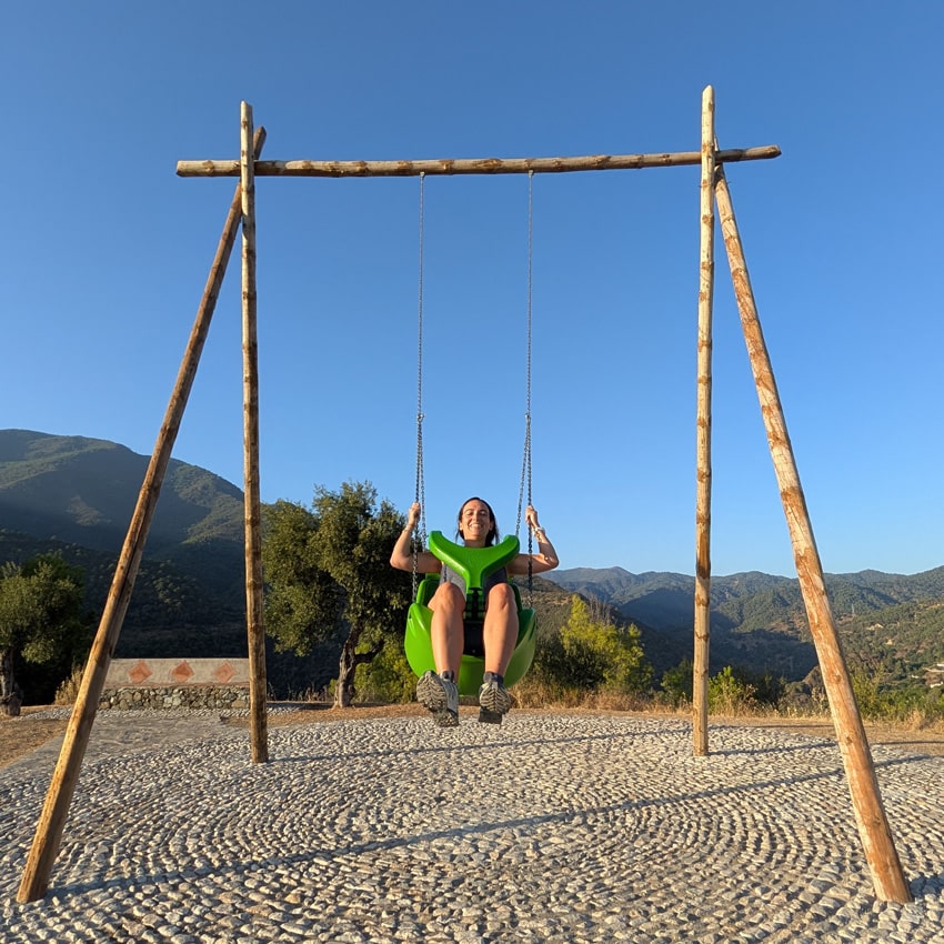Giant swing in Istán