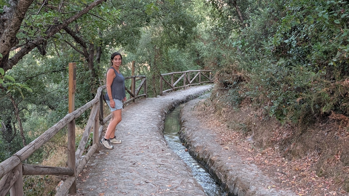 Moorish irrigation channels in Istán