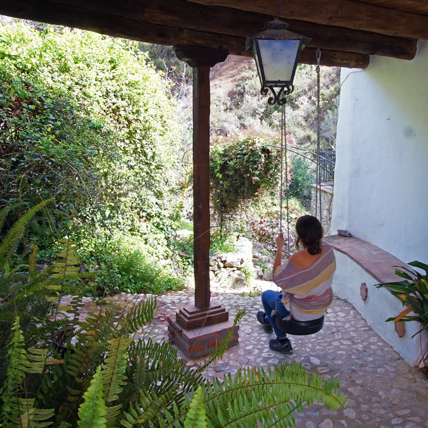 Hidden corner in the lost village of Acebuchal near Cómpeta.