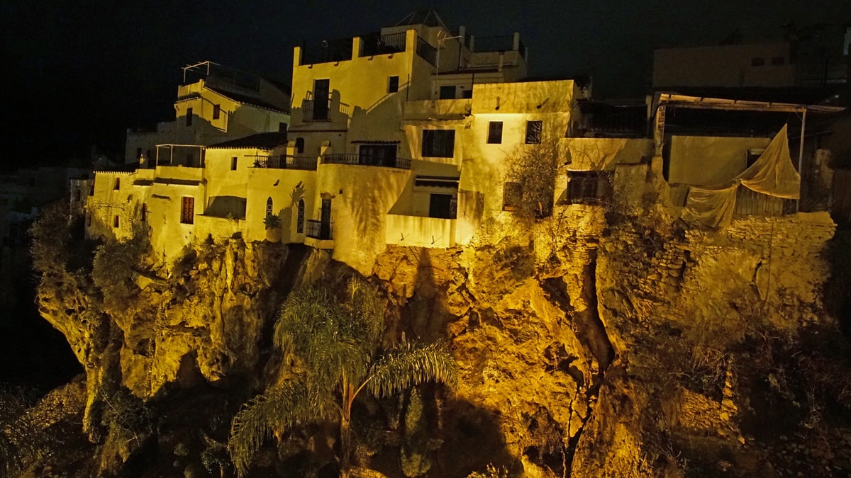 Hanging houses in Cómpeta, Málaga