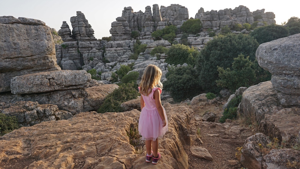 Rock playground in the Torcal