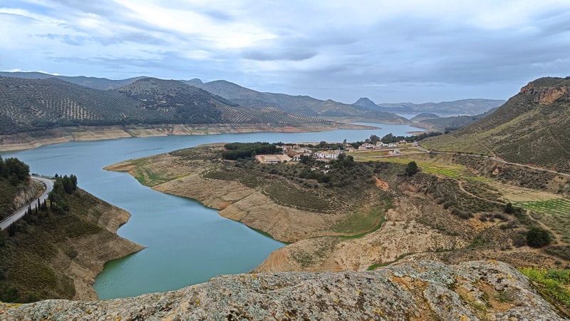 viewpoint in Iznájar Córdoba Andalusia