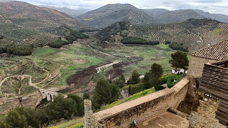 viewpoint in Iznájar Córdoba Andalusia