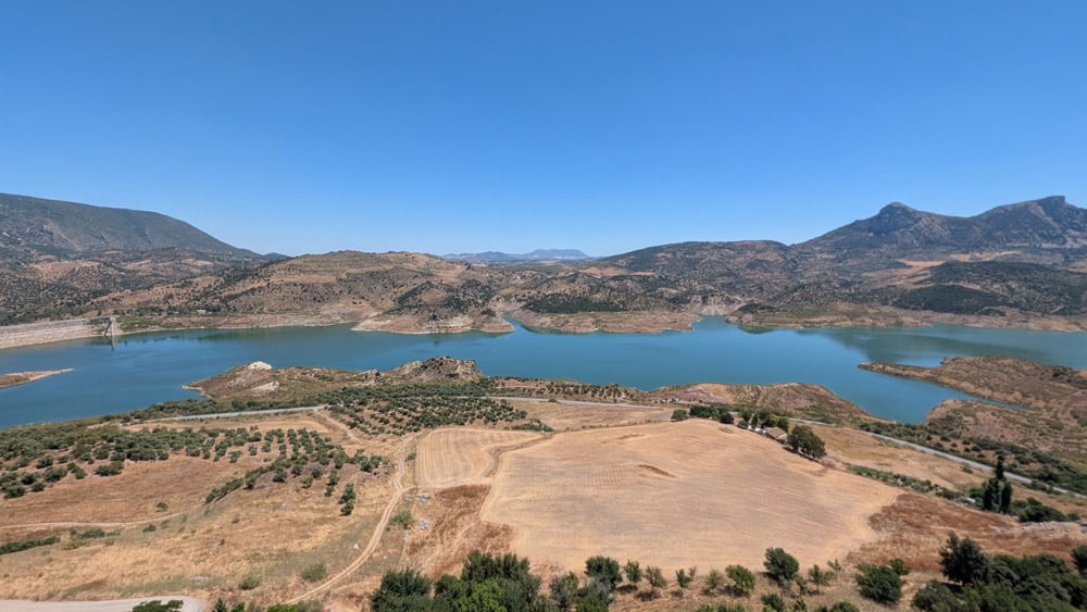 Guadalhorce resevoir in Málaga