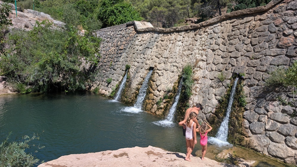 Great natural swimming spot in Málaga
