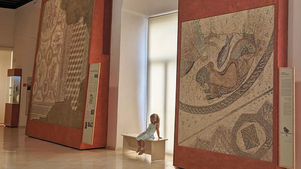 Roman mosacis in the Palace of Benamejí and the Municipal History Museum
